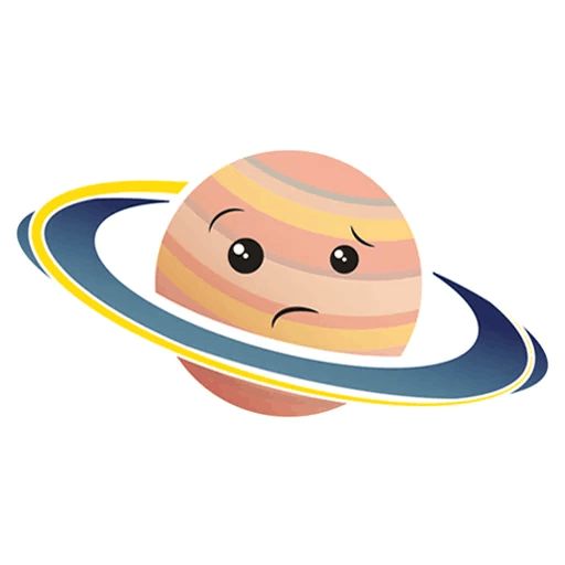Sticker «Saturn the planet-11»
