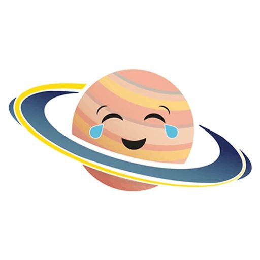 Sticker «Saturn the planet-5»