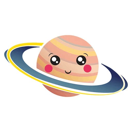 Sticker «Saturn the planet-8»