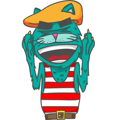 Sticker «Bouncing Cats-1»