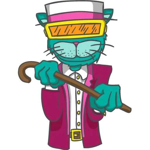 Sticker «Bouncing Cats-9»
