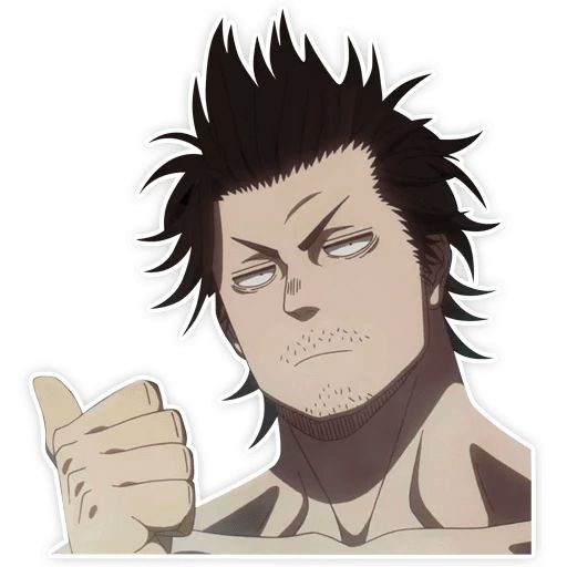 Sticker «Black clover-1»