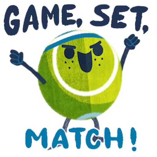 Sticker «Game, Set, Match-1»