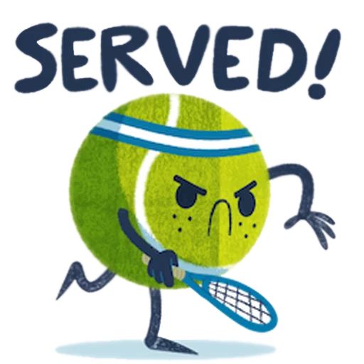 Sticker «Game, Set, Match-2»