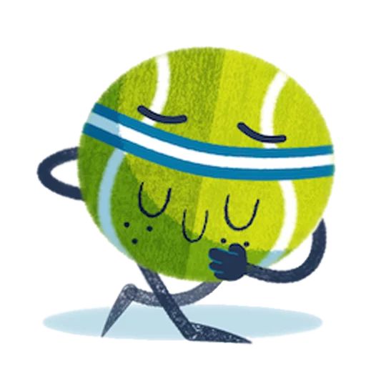 Sticker «Game, Set, Match-4»