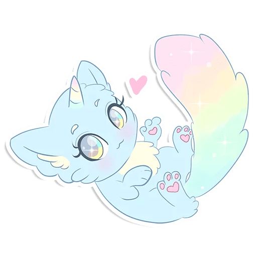 Sticker «Rainbow Cat-1»