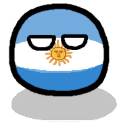 Sticker «Argentinaball-1»