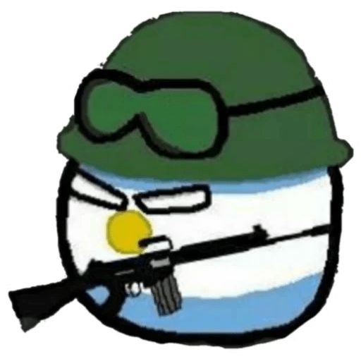 Sticker «Argentinaball-9»