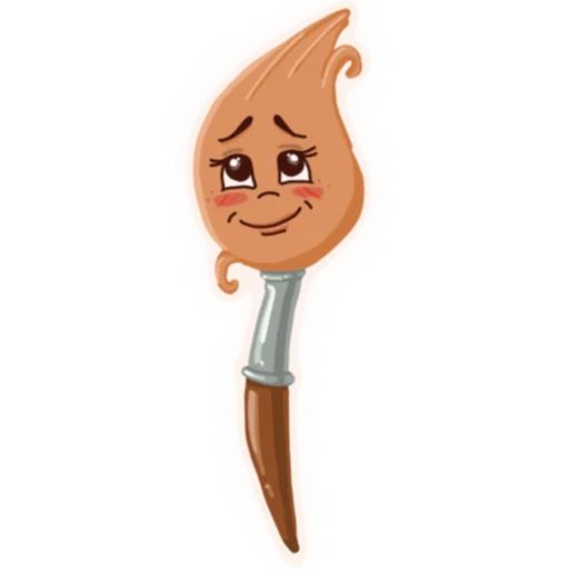 Sticker «Cute ART Brush-1»