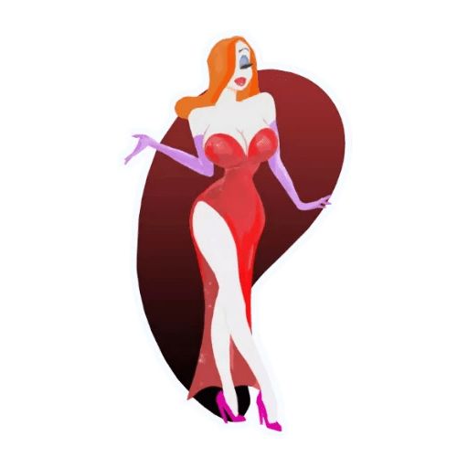 Sticker «Who Framed Roger Rabbit-6»