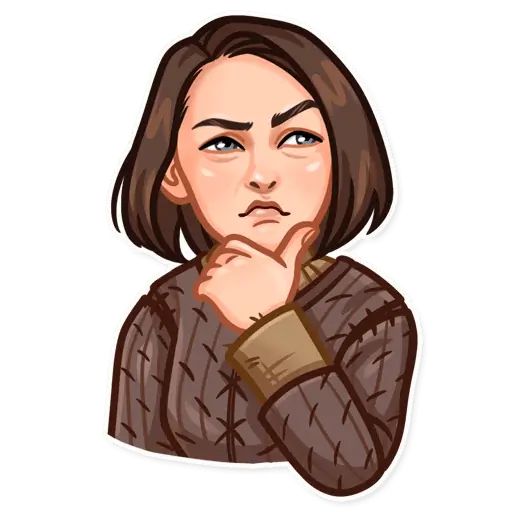 Sticker «Arya Stark-11»