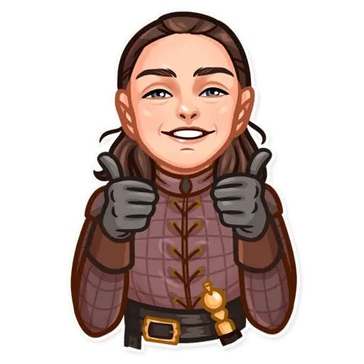 Sticker «Arya Stark-3»