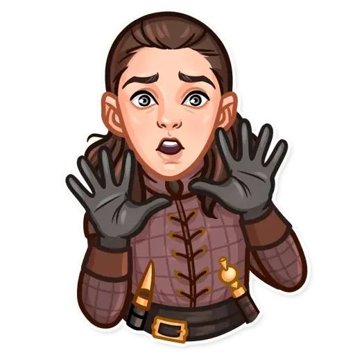 Sticker «Arya Stark-4»