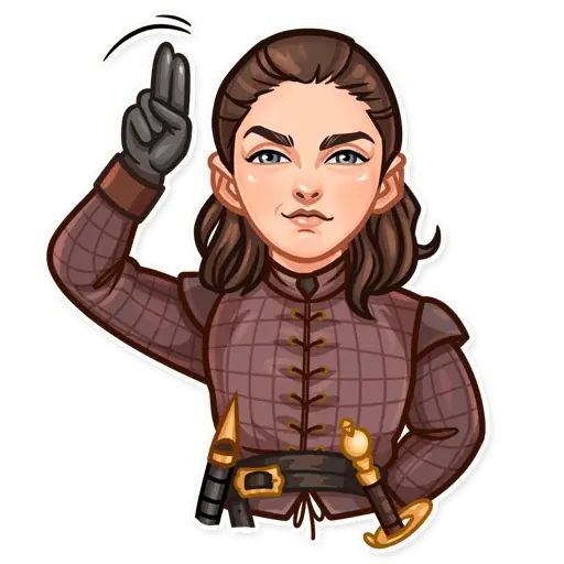 Sticker «Arya Stark-5»