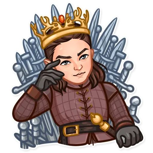 Sticker «Arya Stark-7»