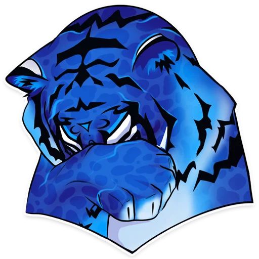 Sticker «Water Tiger-3»