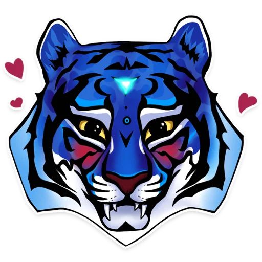 Sticker «Water Tiger-6»