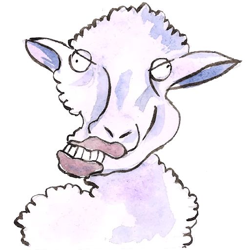 Sticker «Sheep-9»