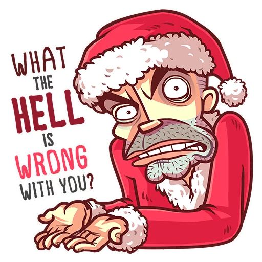 Sticker «Very Bad Santa-8»