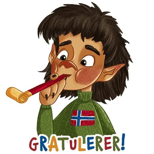 Sticker «Norsk Troll-10»