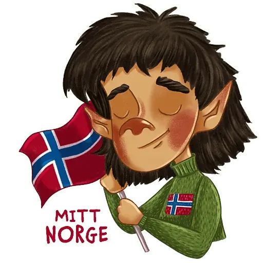Sticker «Norsk Troll-11»