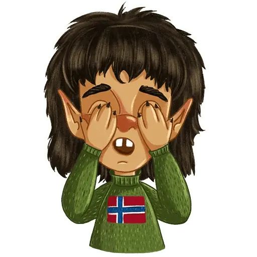 Sticker «Norsk Troll-2»