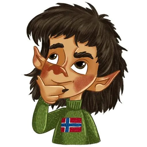 Sticker «Norsk Troll-3»