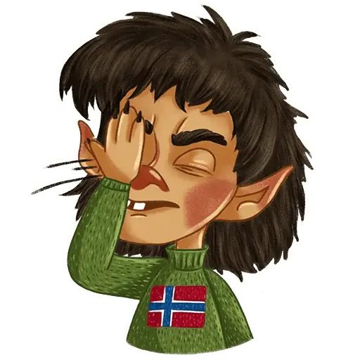 Sticker «Norsk Troll-4»