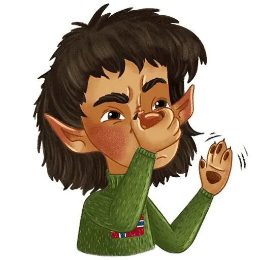 Sticker «Norsk Troll-5»