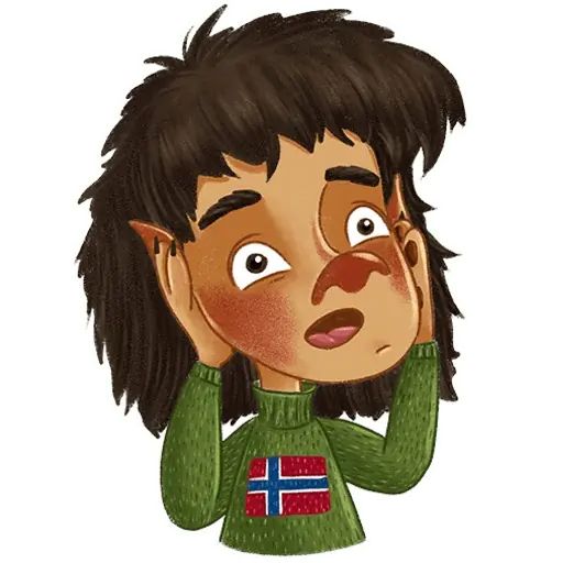 Sticker «Norsk Troll-6»