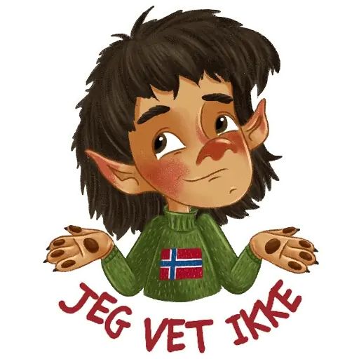 Sticker «Norsk Troll-7»