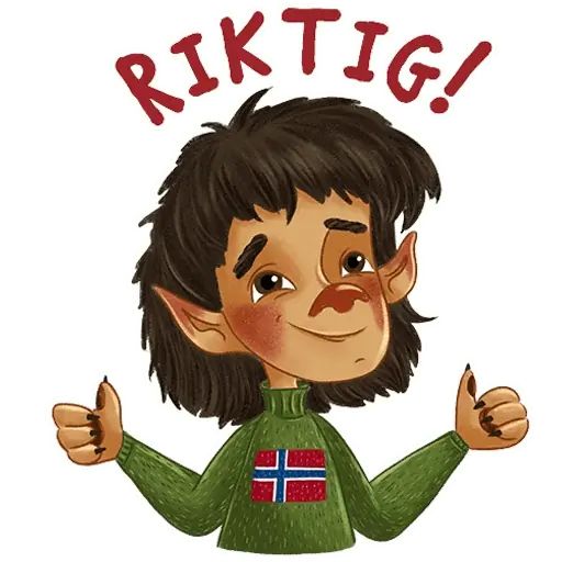 Sticker «Norsk Troll-8»