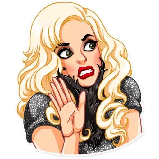 Sticker «Lady Gaga-4»