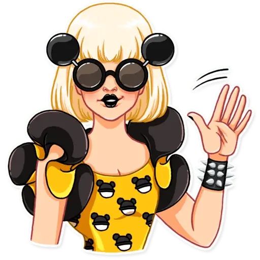 Sticker «Lady Gaga-5»