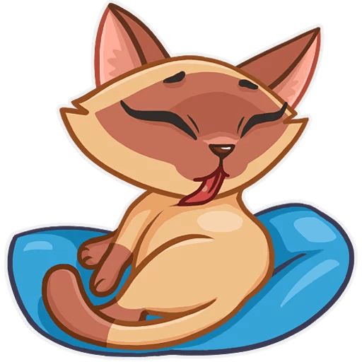 Sticker «Siamese Kitty-7»