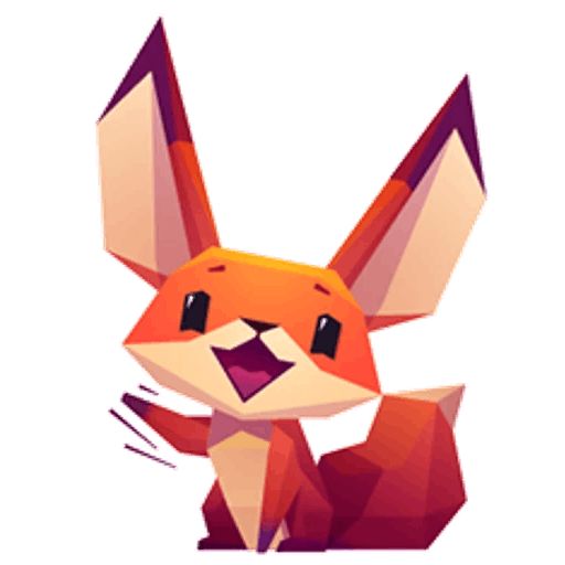 Sticker «Little Cute Fox-1»