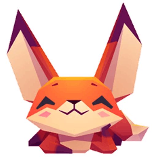 Sticker «Little Cute Fox-3»