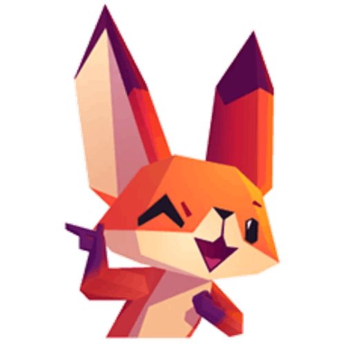 Sticker «Little Cute Fox-4»