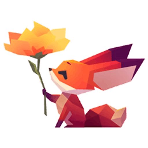 Sticker «Little Cute Fox-8»
