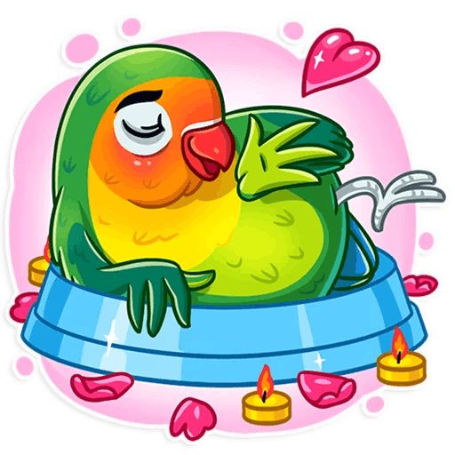 Sticker «Love Birds-2»