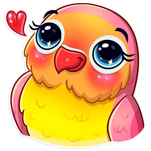Sticker «Love Birds-5»
