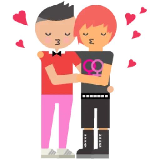 Sticker «Rainbow For People-10»