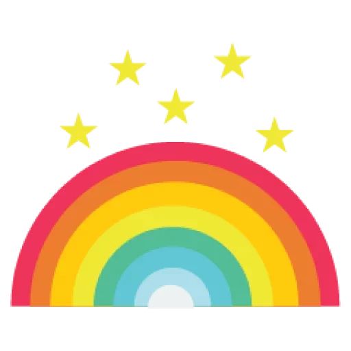 Sticker «Rainbow For People-12»