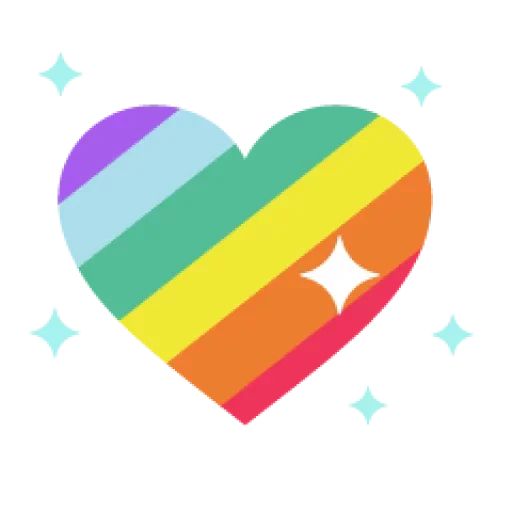 Sticker «Rainbow For People-5»