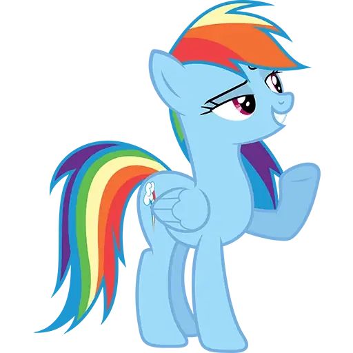 Sticker «Rainbow Dash-1»