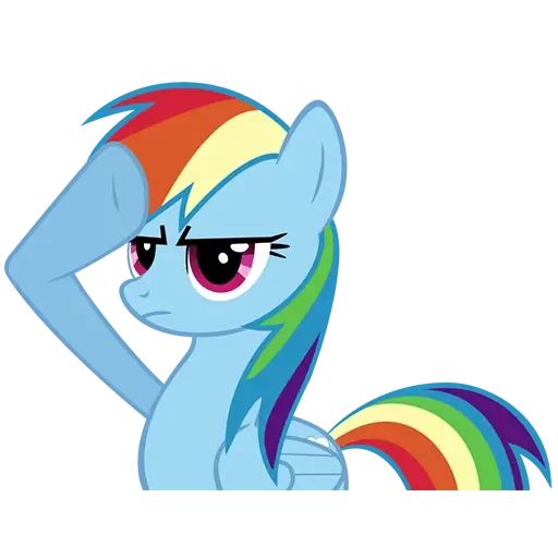 Sticker «Rainbow Dash-10»