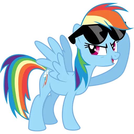 Sticker «Rainbow Dash-4»