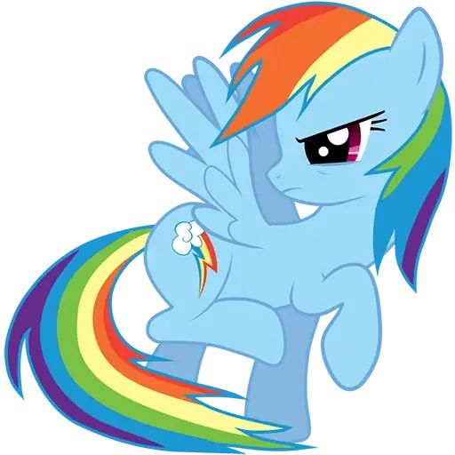 Sticker «Rainbow Dash-8»