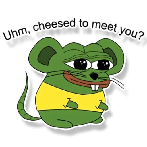 Sticker «Pepe Mouse-6»