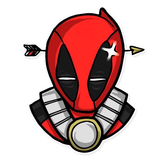 Sticker «Deadpool-2»